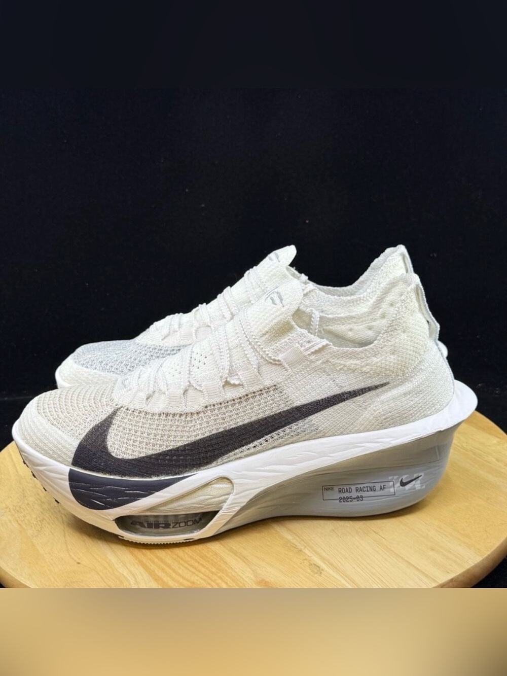 Nike Air Zoom Alphafly Next% 3 White Pure Platinum FD8315-102 Size 10 NEW - Picture 2 of 14